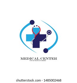 Medical clinic logo design vector health
