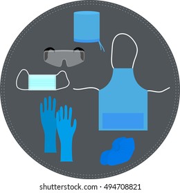 medical clothing and accessories for working