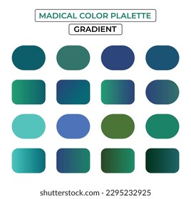 Medical Color Palette and Gradient
