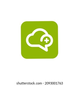 Logotipo y vector de comunicación médica