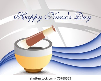 antecedentes de concepto médico para feliz celebración del día de la enfermera