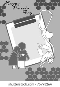 medical concept background for nurse's day celebration