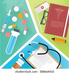 Medical concept design,clean vector