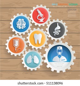 Medical concept design,clean vector
