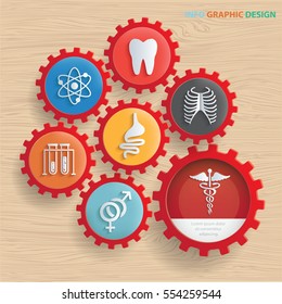 
Medical concept design,clean vector