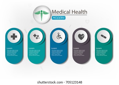 medical concept on paper design background