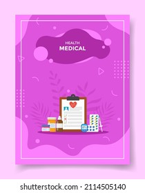 medical concept for template of banners, flyer, books, and magazine cover