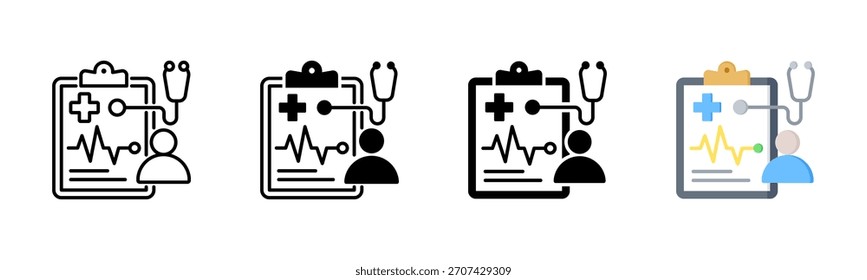 Medical Condition Icon, Multi Styles Icon Set