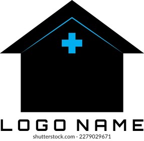 Medical construction logo design concept