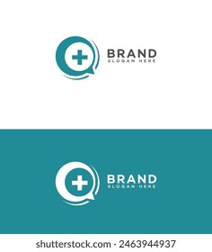 medical consultant logo Identity Sign Symbol Template  