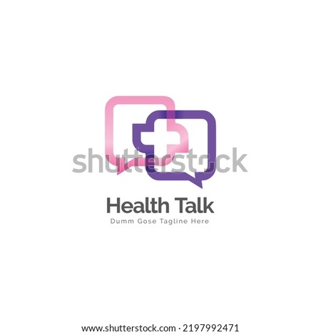 Medical Consulting Logo Design Template. Medical Online Logo Vector for healthcare