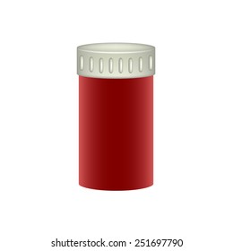 Medical container in red design 