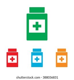 Medical container sign