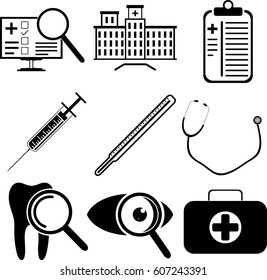 Medical control icon