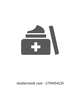 Medical cosmetic vector icon symbol isolated on white background