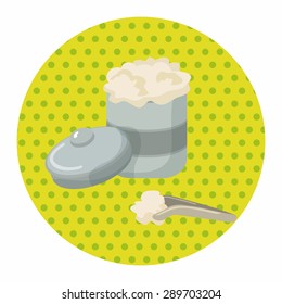 Medical cotton theme elements