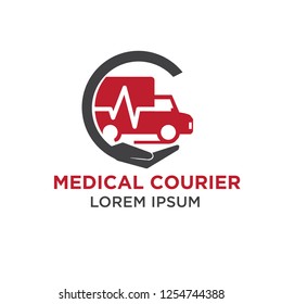 Medical Courier Logo Designs