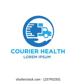 medical courier logo designs