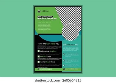Medical and creative clean flyer design