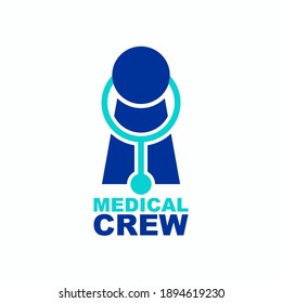 Medical Crew Logo Design Vector