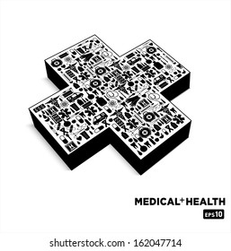 Medical cross.