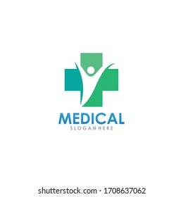 Medical cross creative logo template vector illustration icon