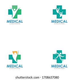 Medical cross creative logo template vector illustration icon