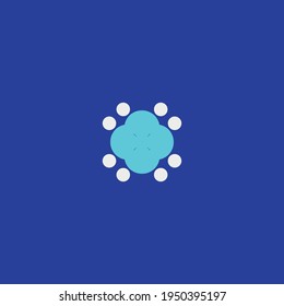 Medical cross flat icon. Simple style clinic company logo symbol. Logo design element. T-shirt printing. Vector for sticker.