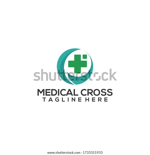 Medical Cross Health Logo Vector Stock Vector (Royalty Free) 1733351933 ...