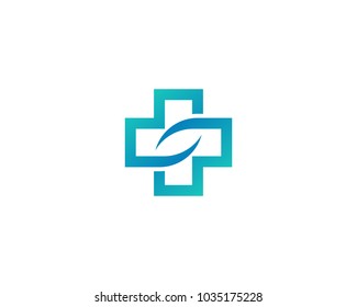 Medical Cross and Health Pharmacy Logo Vector Template