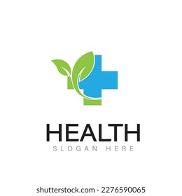 Medical Cross and Health Pharmacy Logo Vector Template