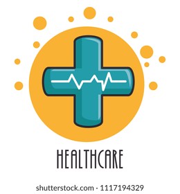 medical cross healthcare icon