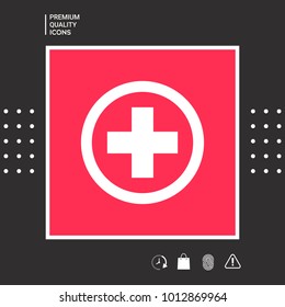 Medical cross icon
