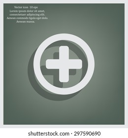 Medical cross icon