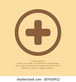 Medical cross icon