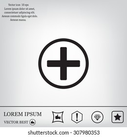 Medical cross icon