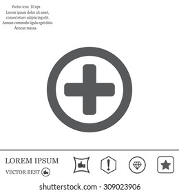 Medical cross icon