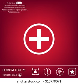 Medical cross icon