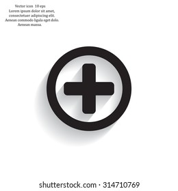 Medical cross icon