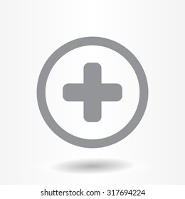Medical cross icon