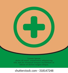 Medical cross icon