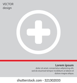 Medical cross icon