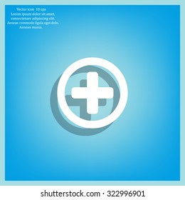 Medical cross icon
