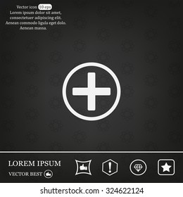 Medical cross icon