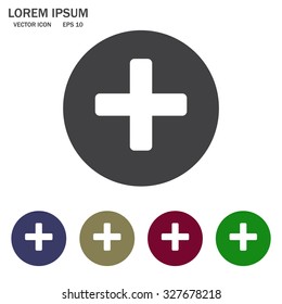 Medical cross icon