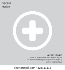 Medical cross icon