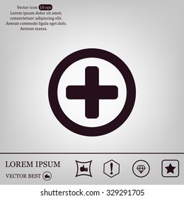 Medical cross icon