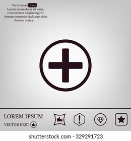 Medical cross icon