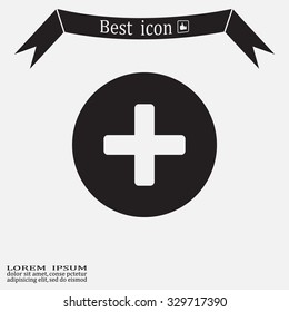 Medical cross icon