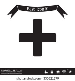 Medical cross icon